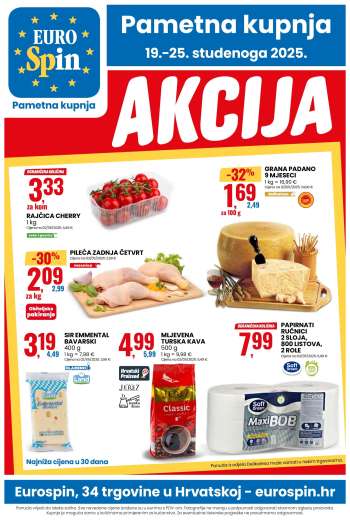 Eurospin katalog - 19.11.2025. - 25.11.2025.