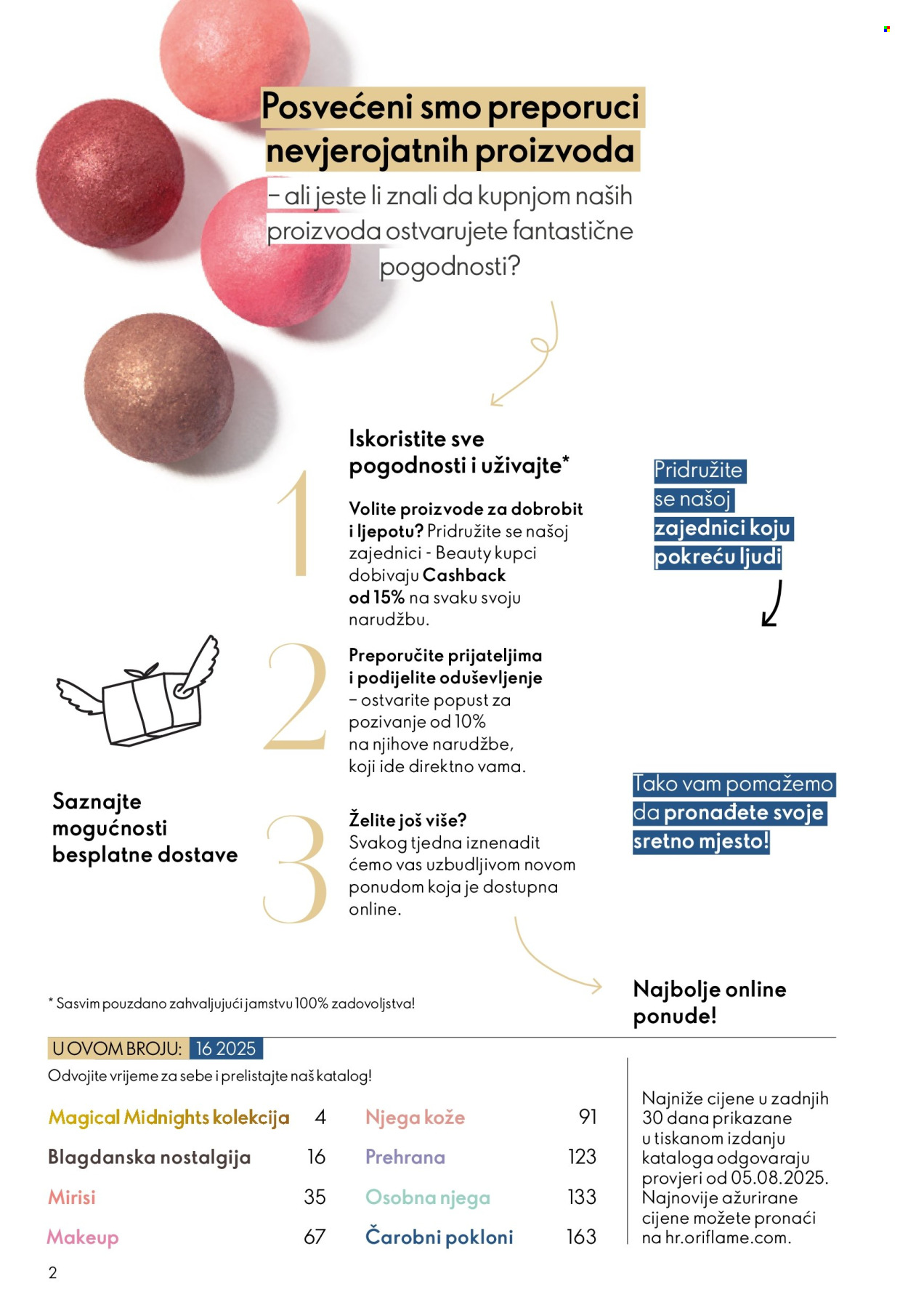 Oriflame katalog - 19.11.2025. - 09.12.2025. Stranica 2
