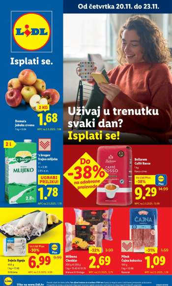 Lidl katalog - 20.11.2025. - 23.11.2025.