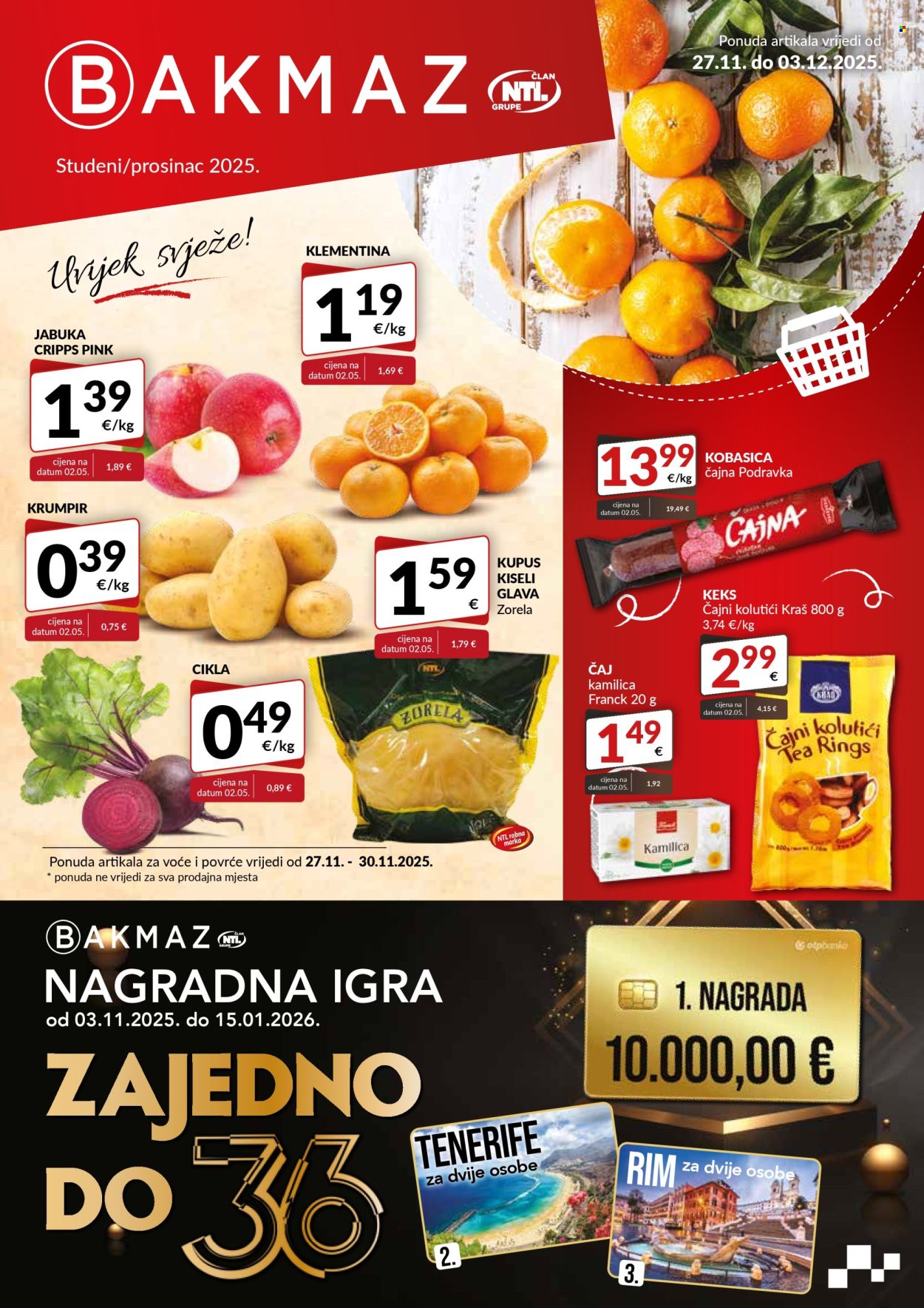 Bakmaz katalog - 27.11.2025. - 03.12.2025. Stranica 1