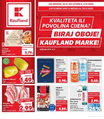 Kaufland katalog - 26.11.2025. - 02.12.2025.
