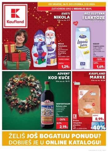Kaufland katalog - 26.11.2025. - 02.12.2025.