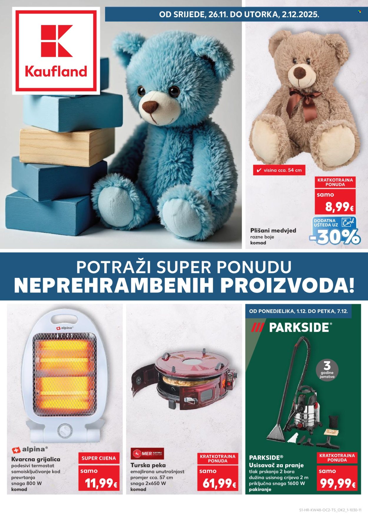 Kaufland katalog - 26.11.2025. - 02.12.2025. Stranica 1