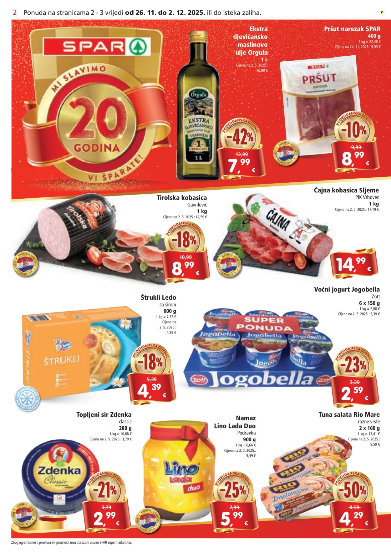SPAR katalog - 26.11.2025. - 02.12.2025. Stranica 2