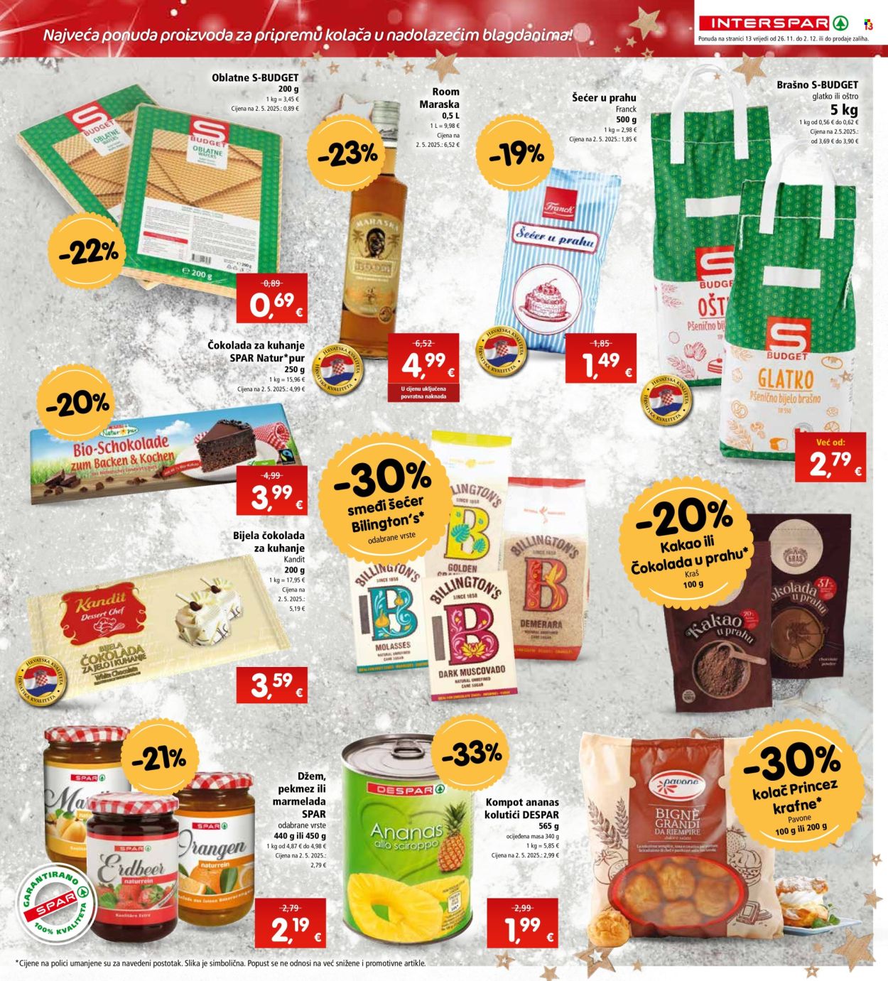 INTERSPAR katalog - 26.11.2025. - 02.12.2025. Stranica 15