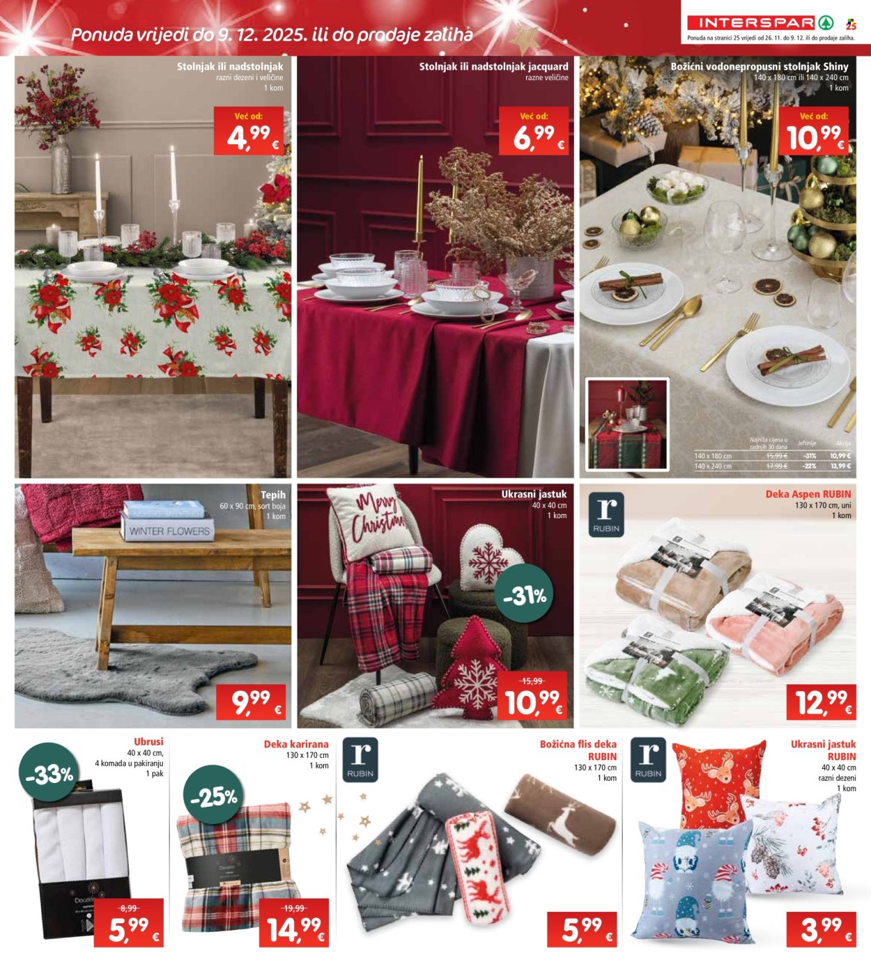 INTERSPAR katalog - 26.11.2025. - 02.12.2025. Stranica 32