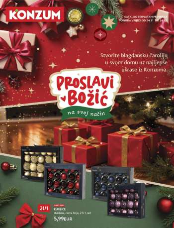 Konzum katalog - 24.11.2025. - 24.12.2025.