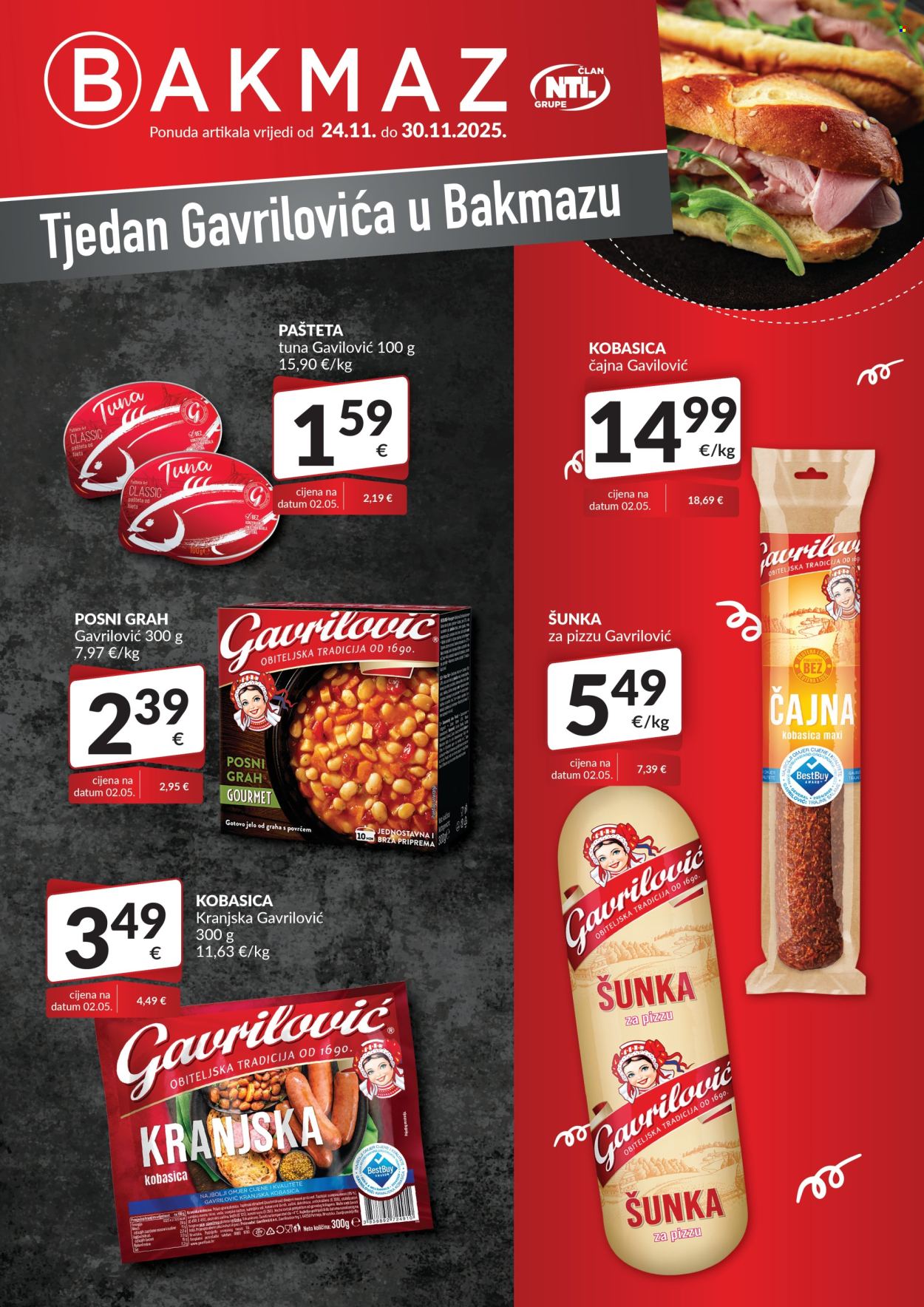 Bakmaz katalog - 24.11.2025. - 30.11.2025. Stranica 1