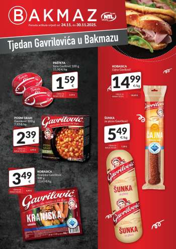 Bakmaz katalog - 24.11.2025. - 30.11.2025.