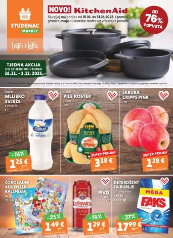Studenac katalog - 26.11.2025. - 02.12.2025.