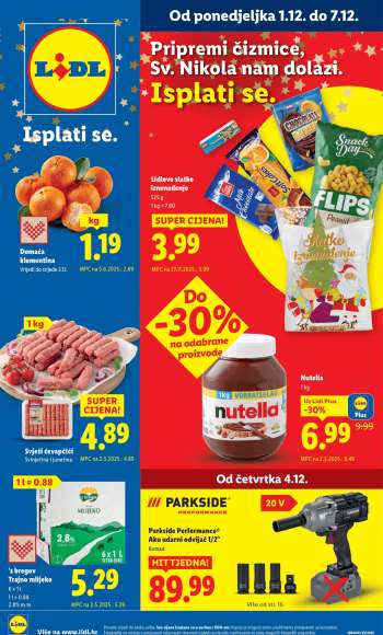 Lidl katalog - 01.12.2025. - 07.12.2025.