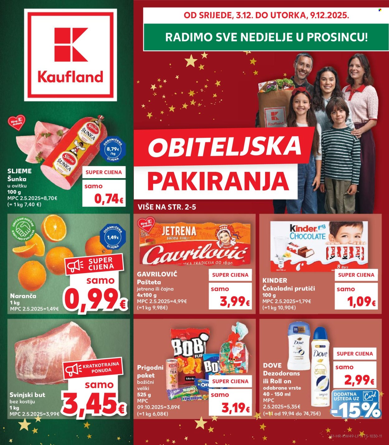 Kaufland katalog - 03.12.2025. - 09.12.2025. Stranica 1