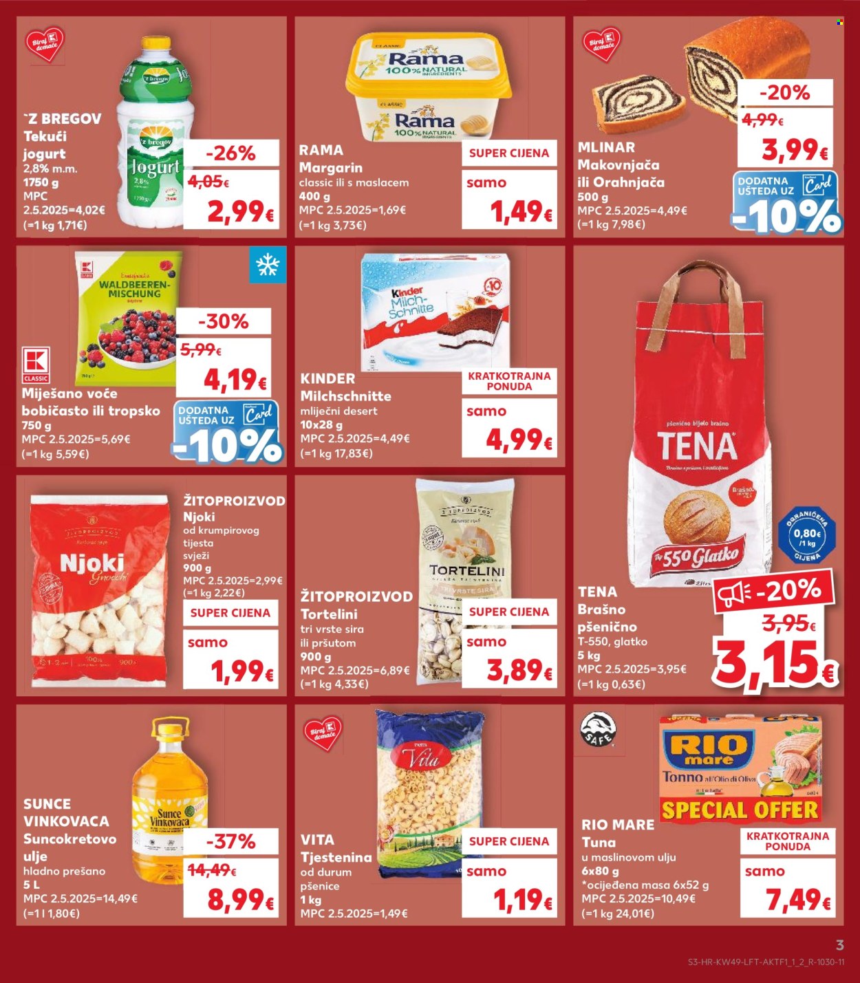 Kaufland katalog - 03.12.2025. - 09.12.2025. Stranica 3