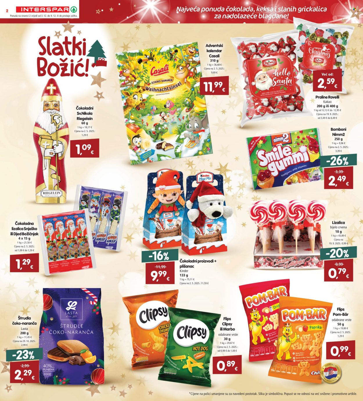 INTERSPAR katalog - 03.12.2025. - 09.12.2025. Stranica 2