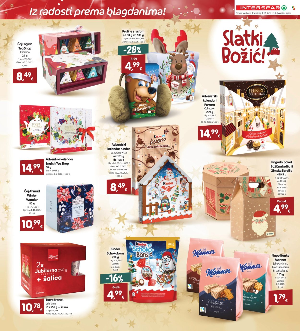 INTERSPAR katalog - 03.12.2025. - 09.12.2025. Stranica 3