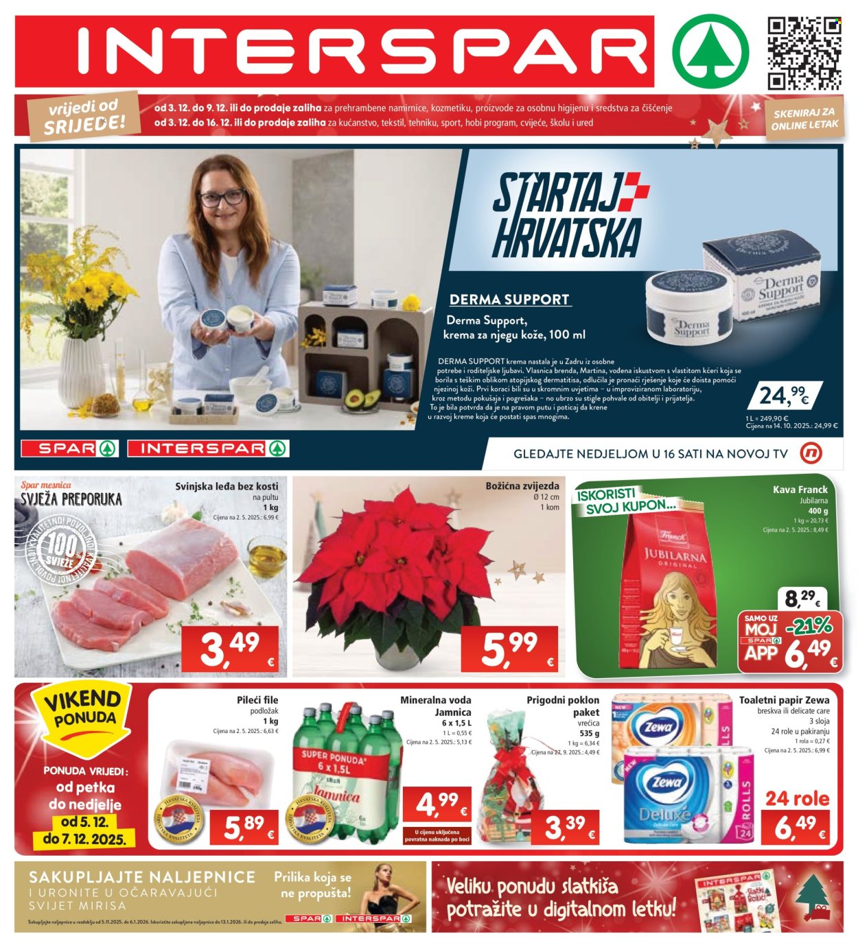INTERSPAR katalog - 03.12.2025. - 09.12.2025. Stranica 1