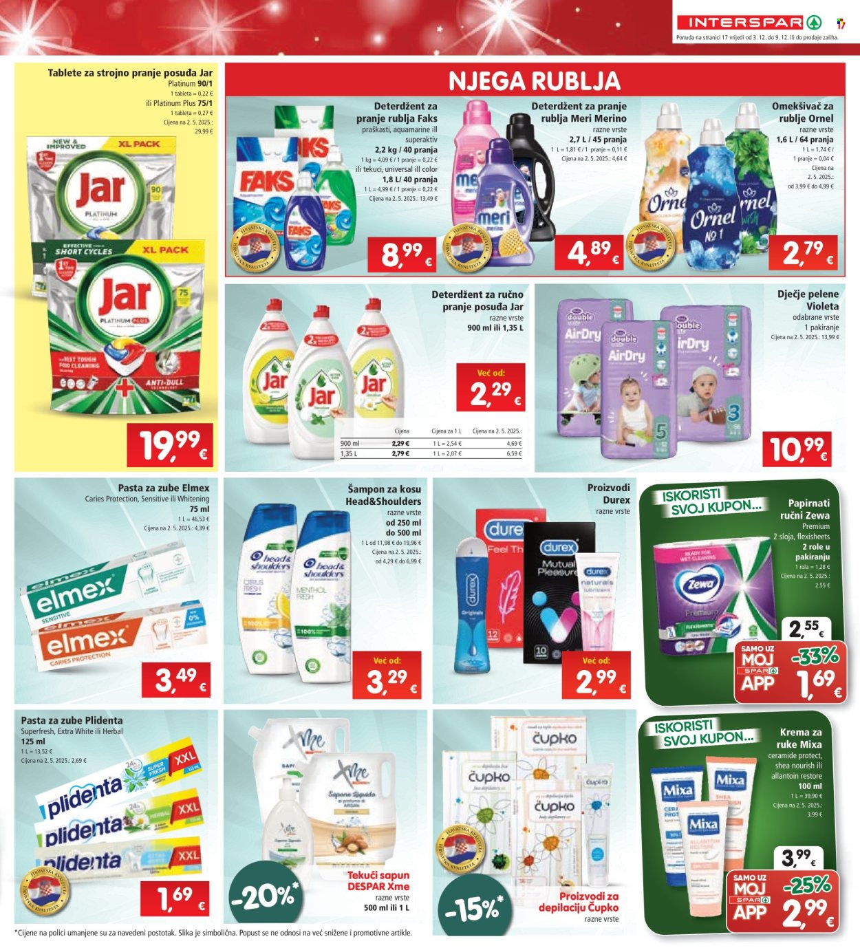 INTERSPAR katalog - 03.12.2025. - 09.12.2025. Stranica 21