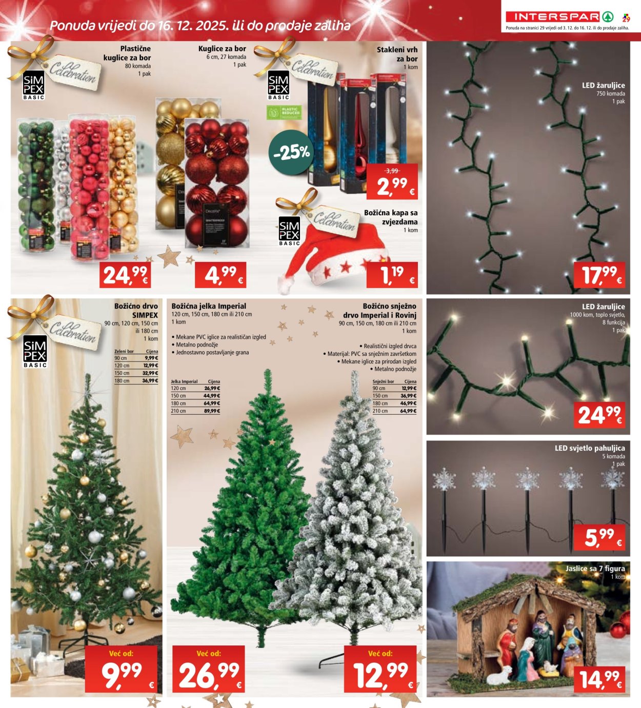 INTERSPAR katalog - 03.12.2025. - 09.12.2025. Stranica 36