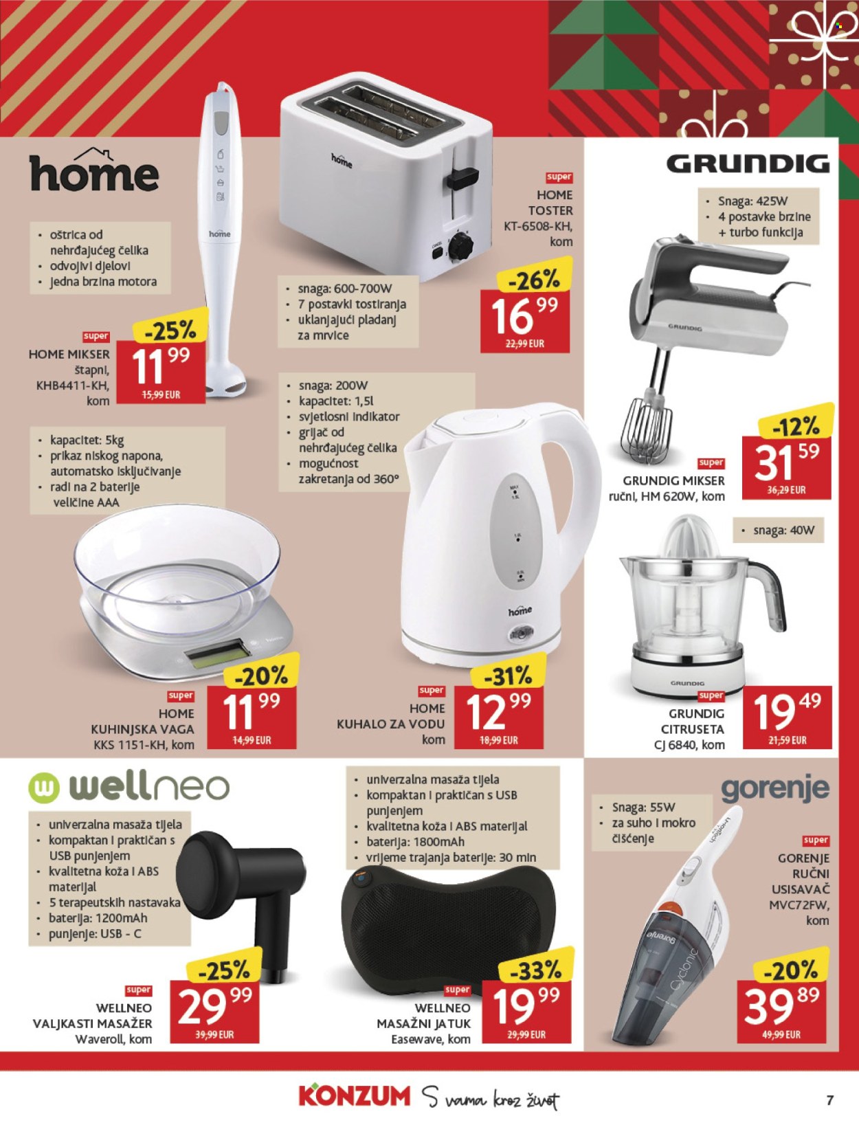 Konzum katalog - 03.12.2025. - 09.12.2025. Stranica 7