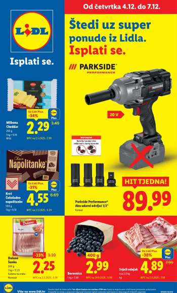 Lidl katalog - 04.12.2025. - 07.12.2025.