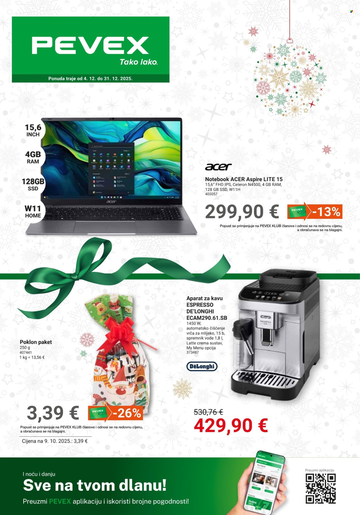 Pevex katalog - 04.12.2025. - 31.12.2025. Stranica 1