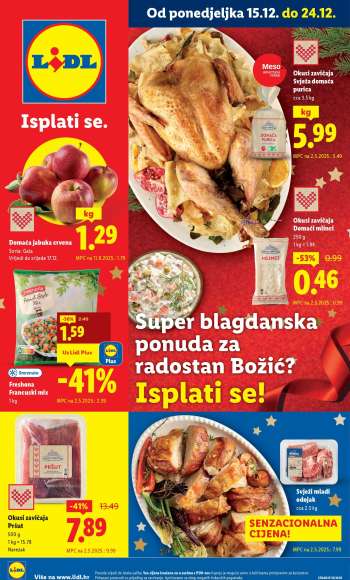 Lidl katalog - 15.12.2025. - 24.12.2025.