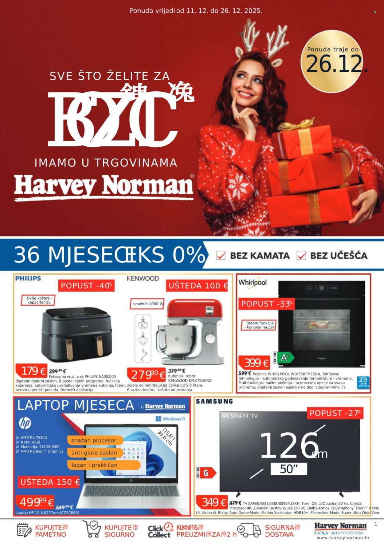 Harvey Norman katalog - 11.12.2025. - 26.12.2025. Stranica 1