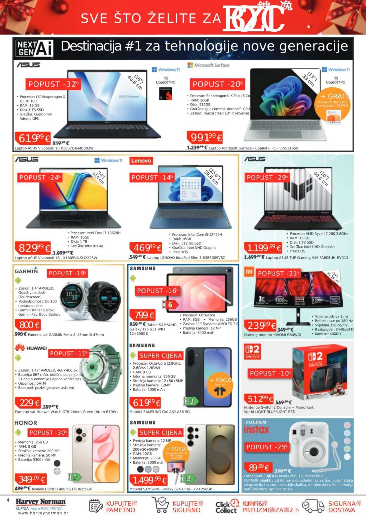 Harvey Norman katalog - 11.12.2025. - 26.12.2025. Stranica 4