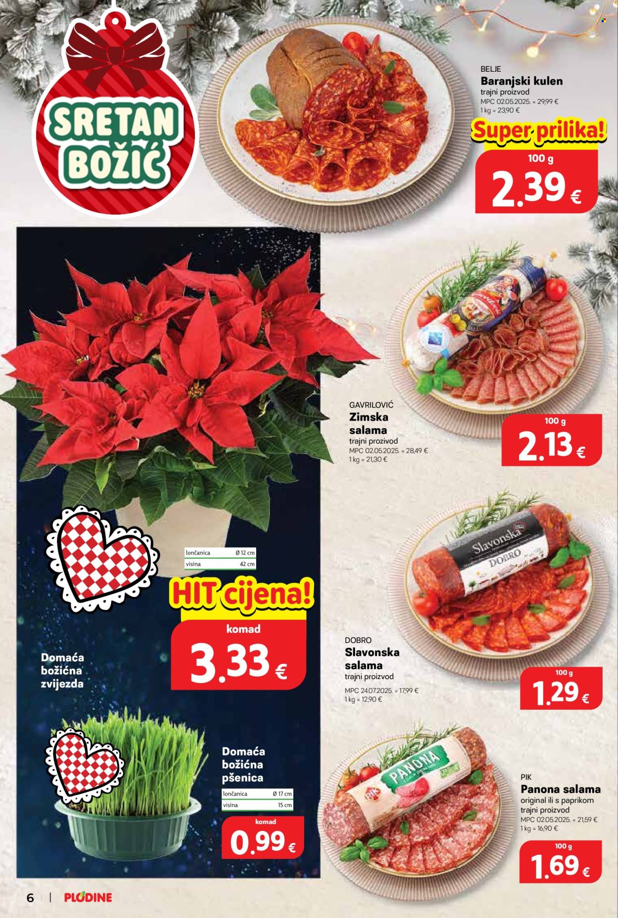 Plodine katalog - 17.12.2025. - 24.12.2025. Stranica 6