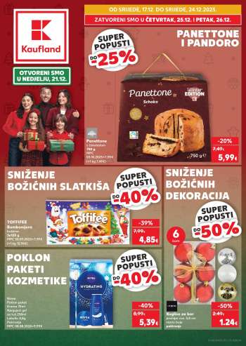 Kaufland katalog - 17.12.2025. - 26.12.2025.
