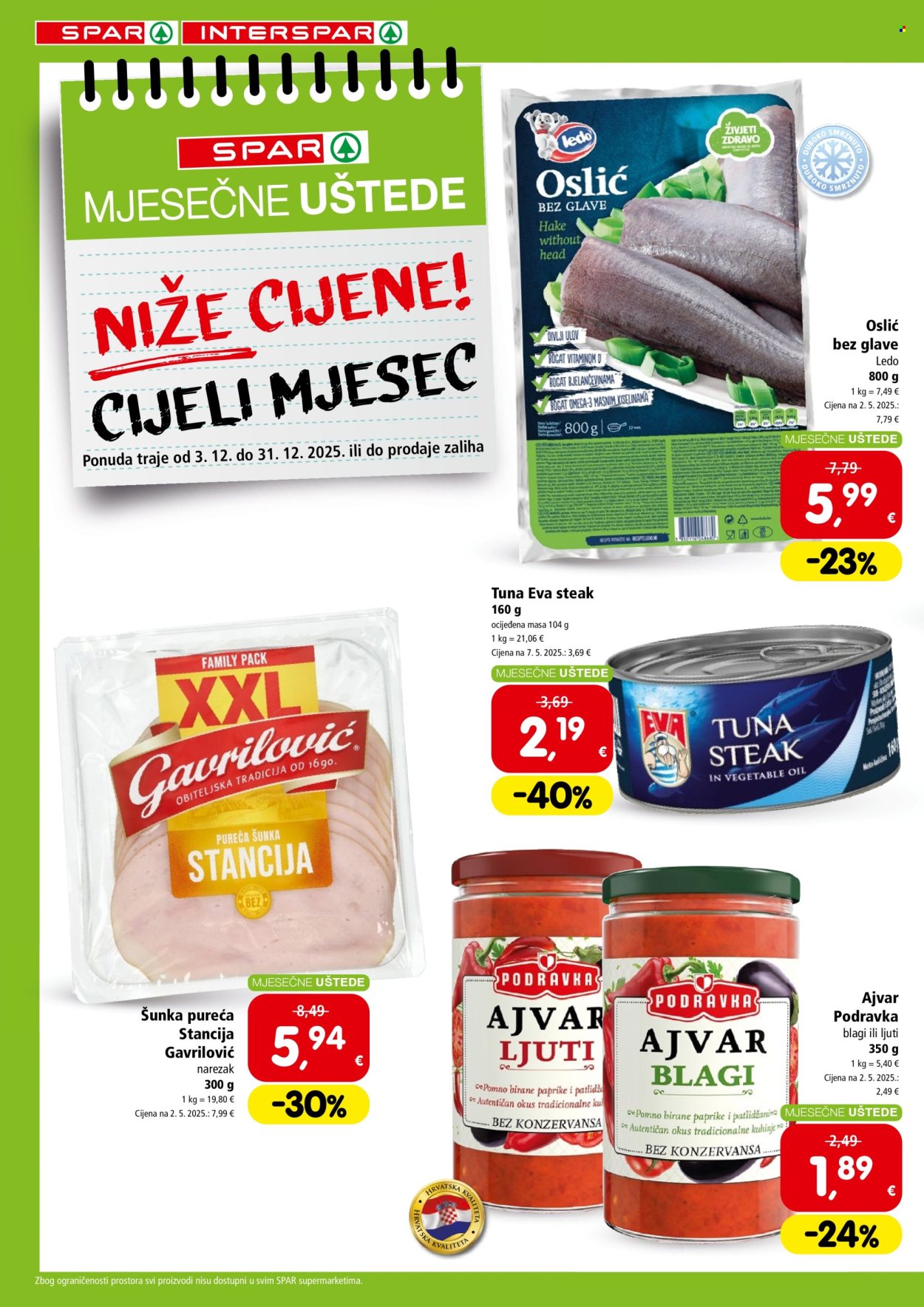 INTERSPAR katalog - 03.12.2025. - 31.12.2025. Stranica 2