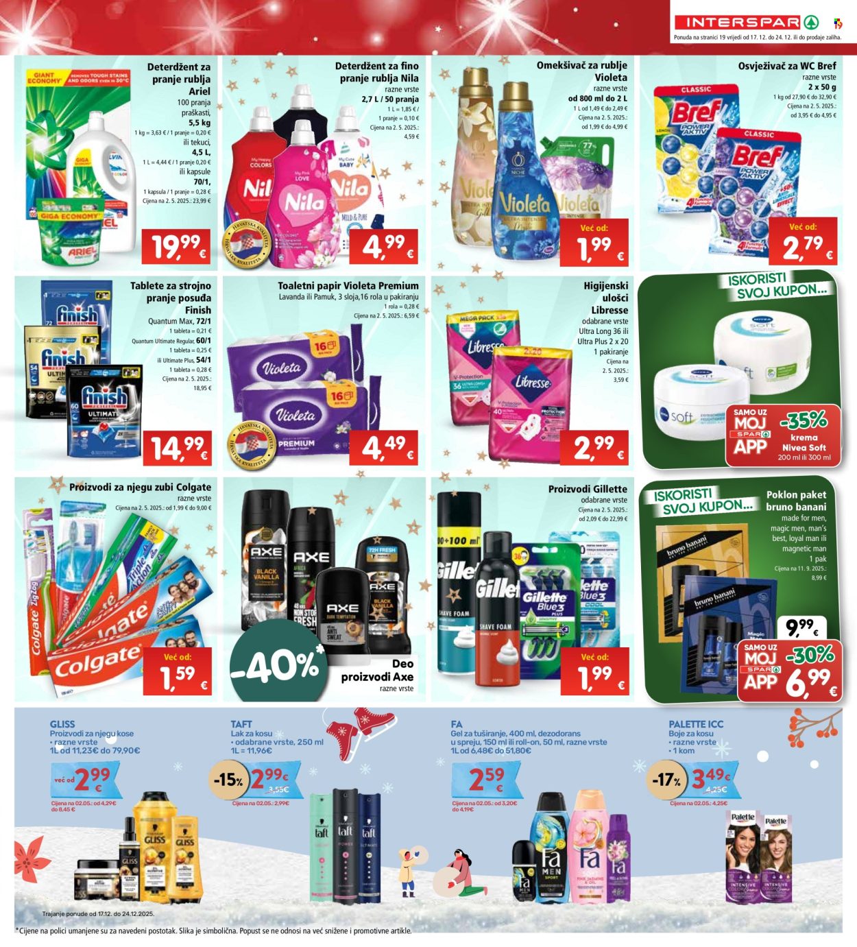 INTERSPAR katalog - 17.12.2025. - 23.12.2025. Stranica 19