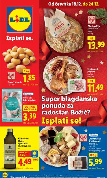 Lidl katalog - 18.12.2025. - 24.12.2025.