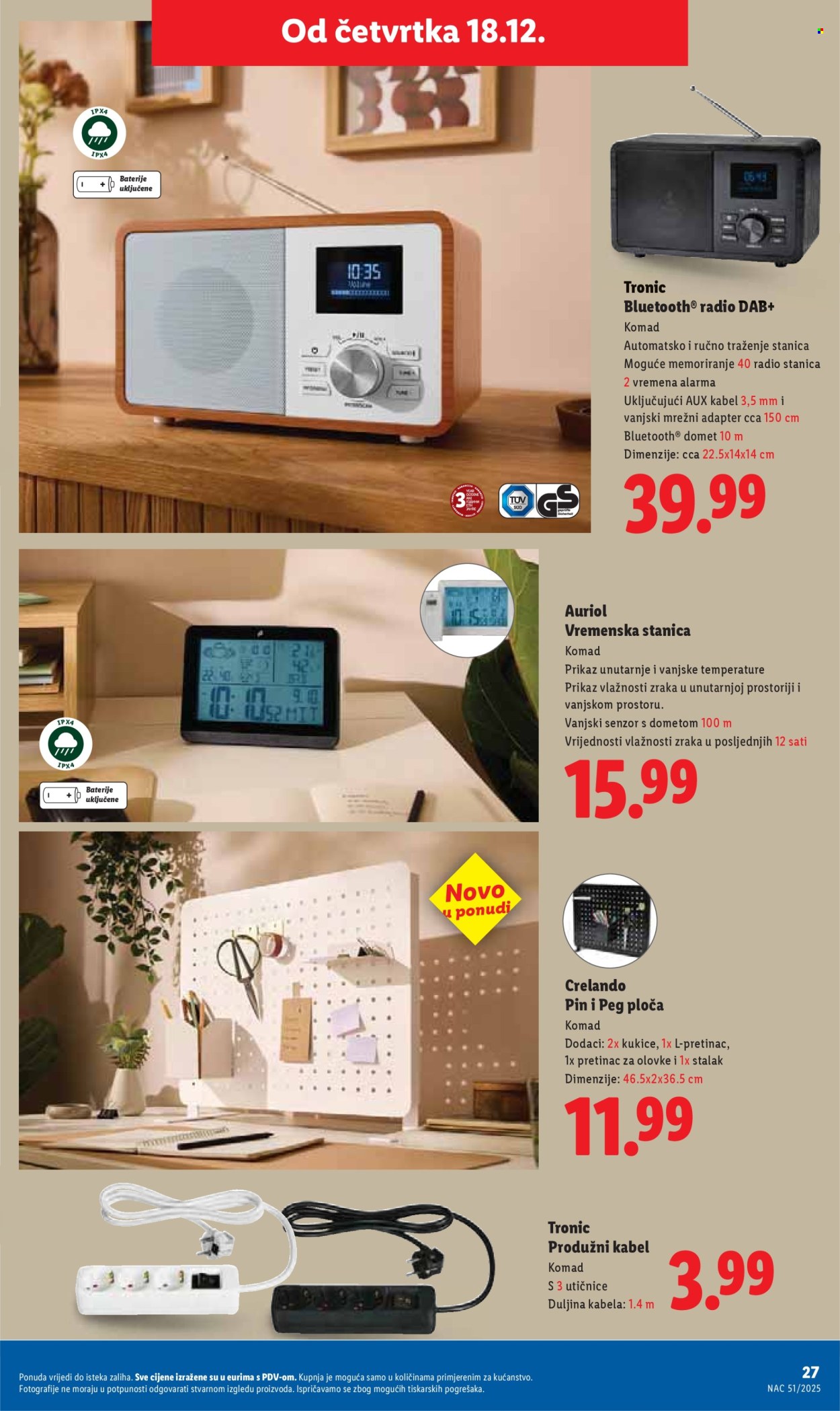 Lidl katalog - 18.12.2025. - 24.12.2025. Stranica 27