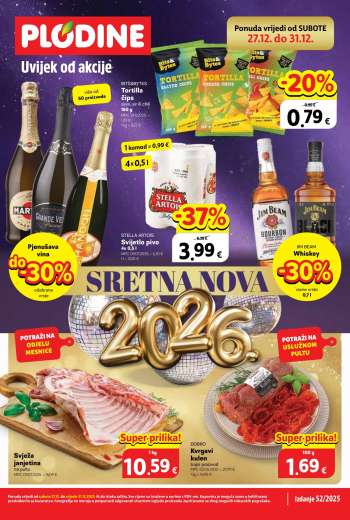 Plodine katalog - 27.12.2025. - 31.12.2025.