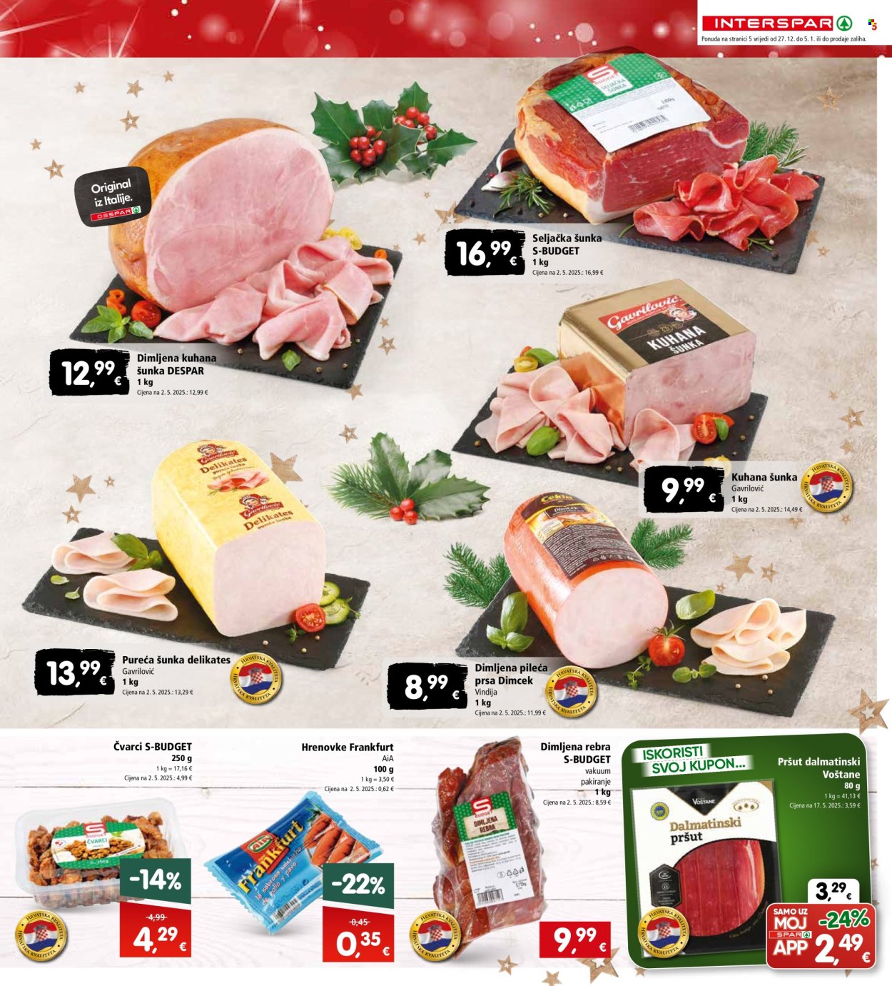 INTERSPAR katalog - 27.12.2025. - 05.01.2026. Stranica 5