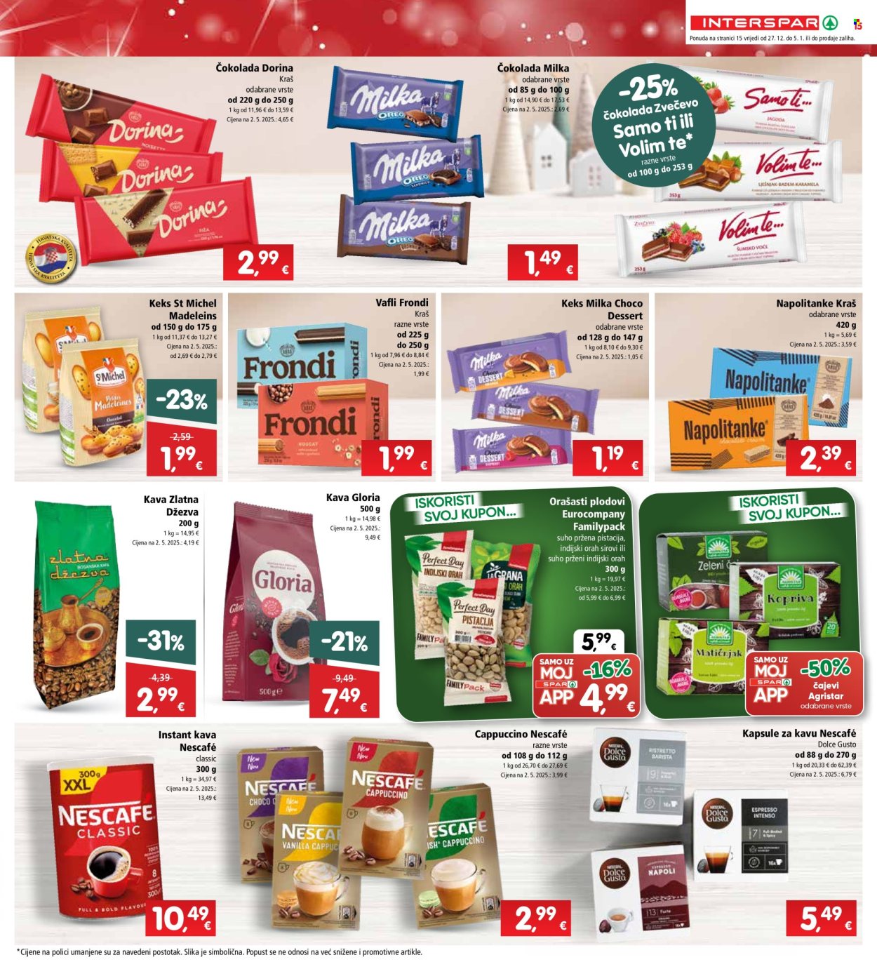 INTERSPAR katalog - 27.12.2025. - 05.01.2026. Stranica 15
