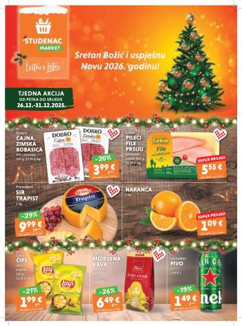 Studenac katalog - 26.12.2025. - 31.12.2025.