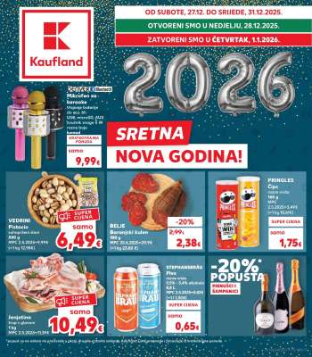 Kaufland katalog - 27.12.2025. - 01.01.2026.