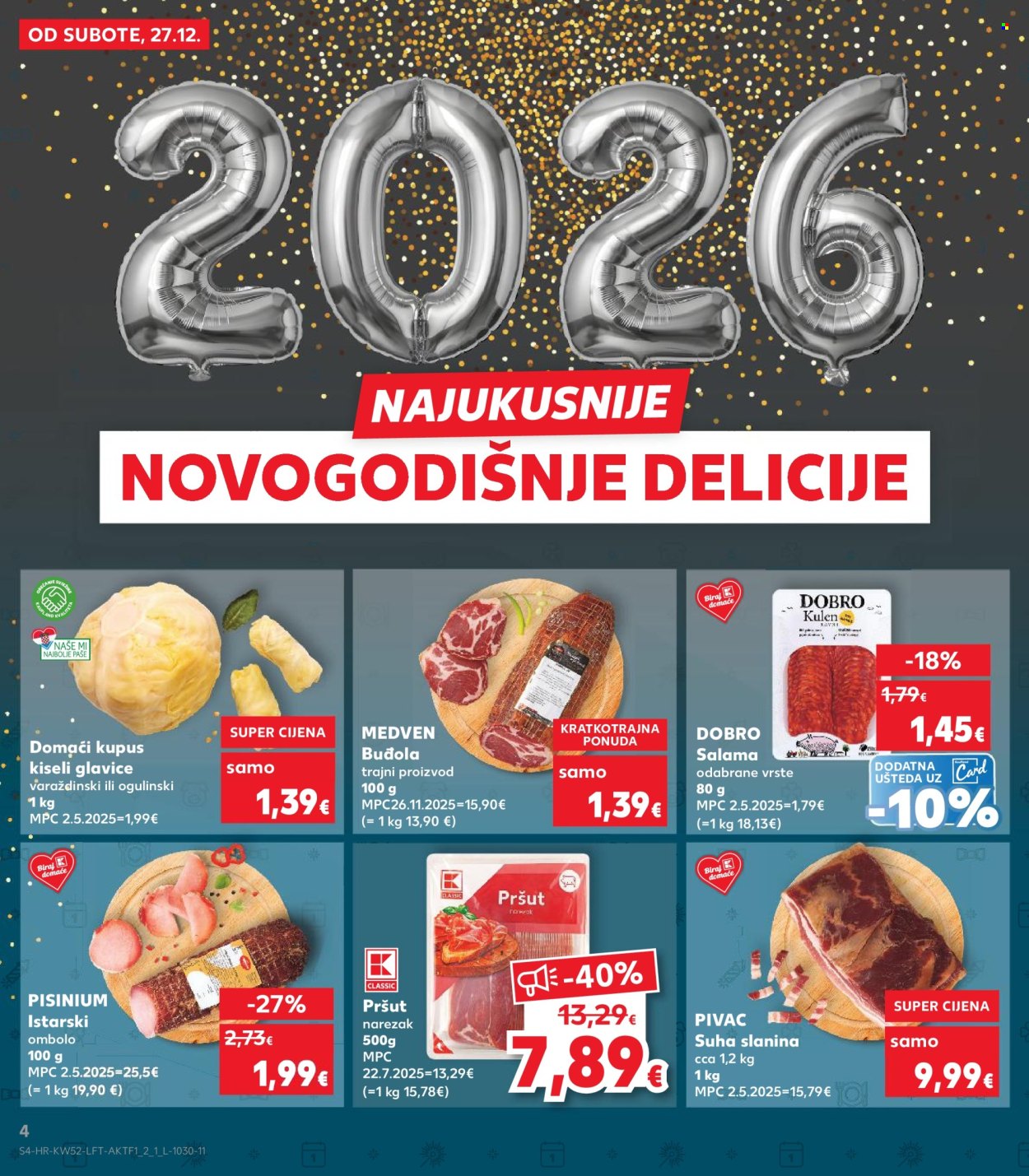 Kaufland katalog - 27.12.2025. - 01.01.2026. Stranica 4