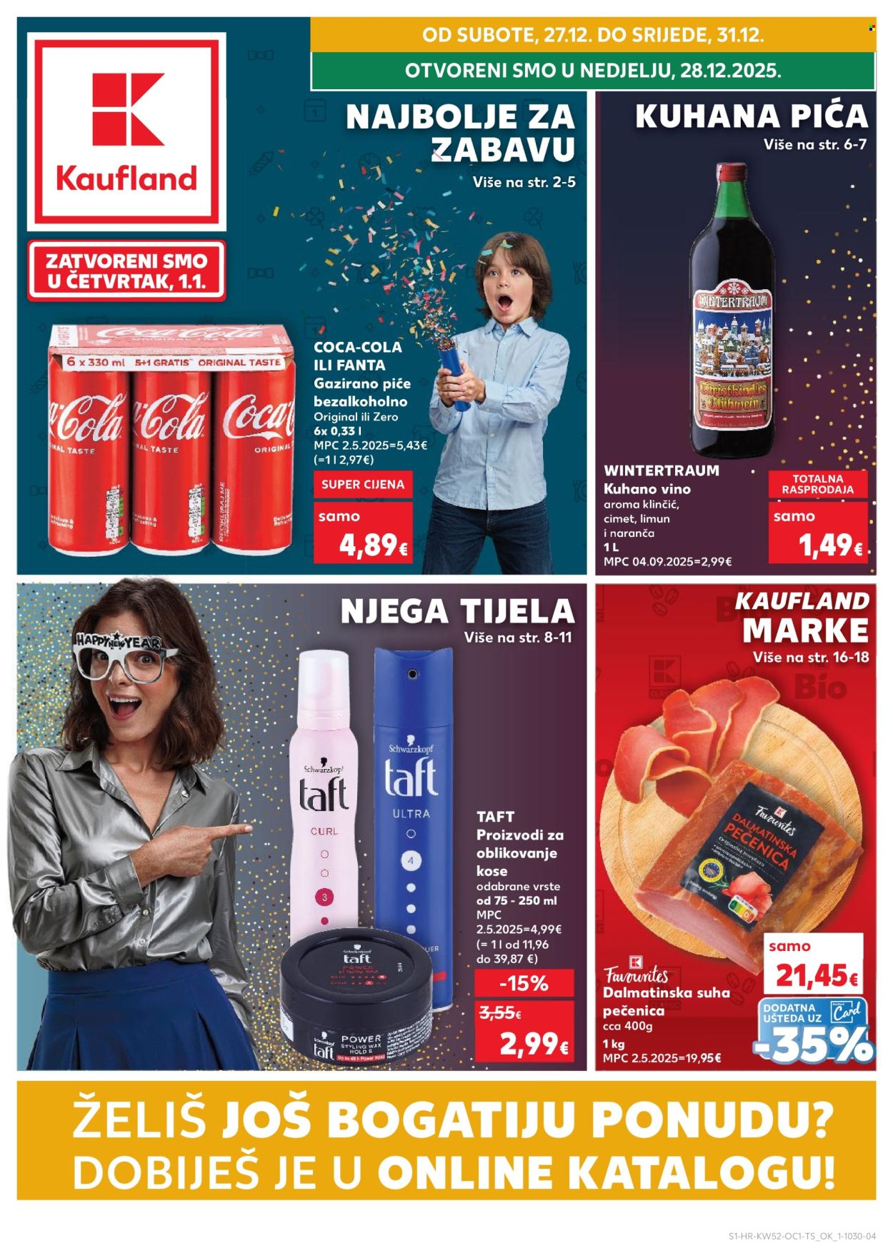 Kaufland katalog - 27.12.2025. - 01.01.2026. Stranica 1