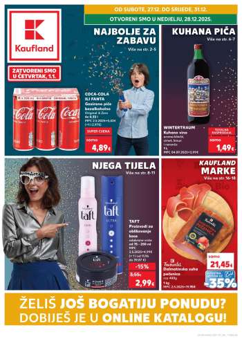 Kaufland katalog - 27.12.2025. - 01.01.2026.