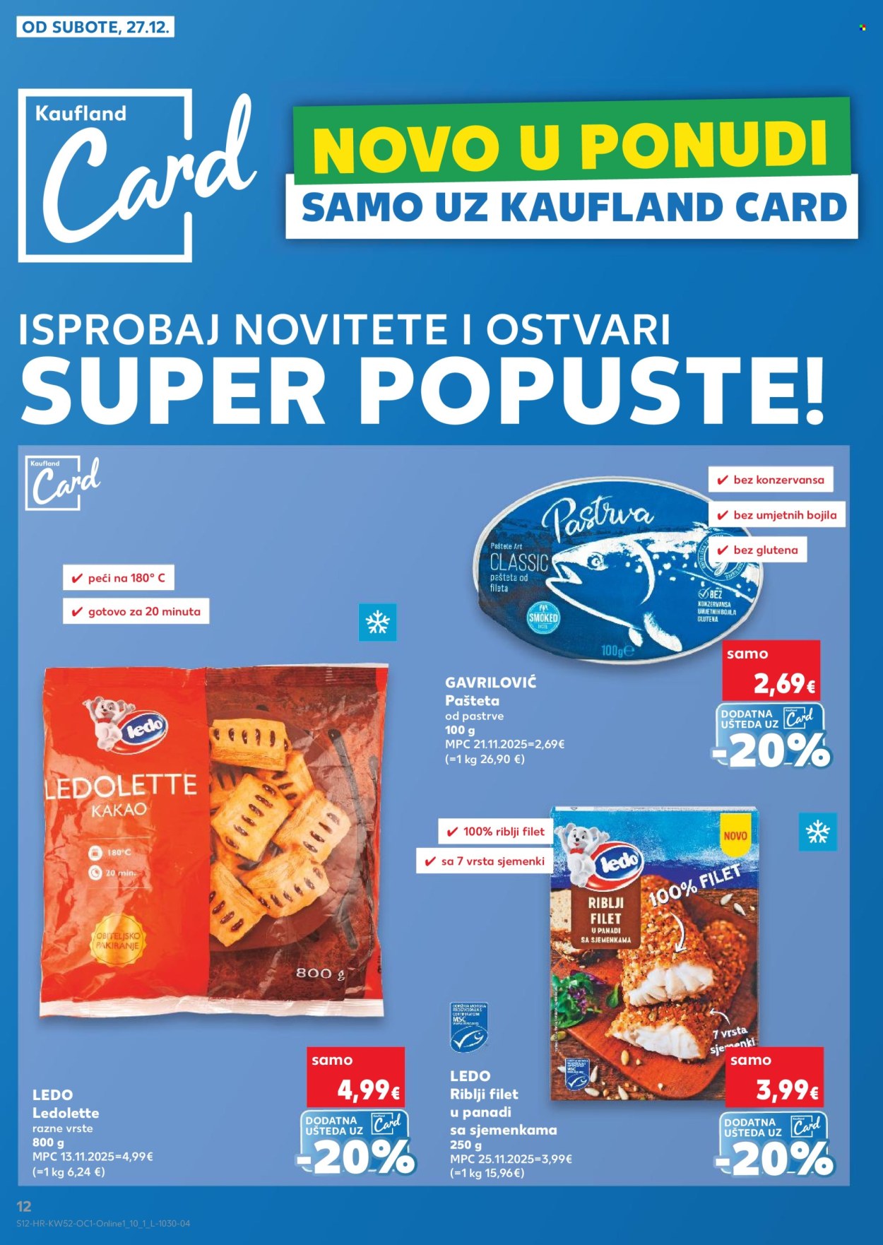 Kaufland katalog - 27.12.2025. - 01.01.2026. Stranica 12