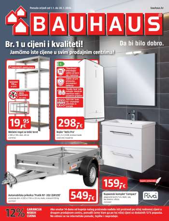 Bauhaus katalog - 01.01.2026. - 28.01.2026.