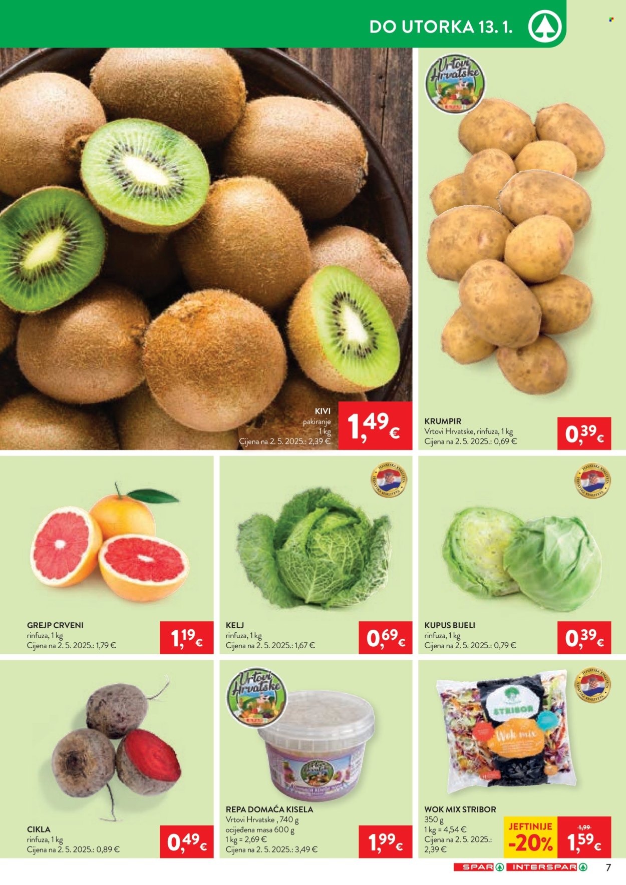 INTERSPAR katalog - 07.01.2026. - 13.01.2026. Stranica 7