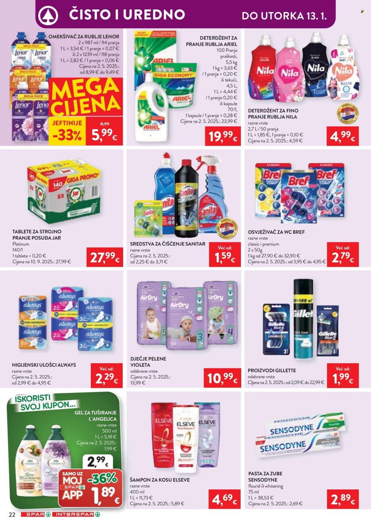 INTERSPAR katalog - 07.01.2026. - 13.01.2026. Stranica 25