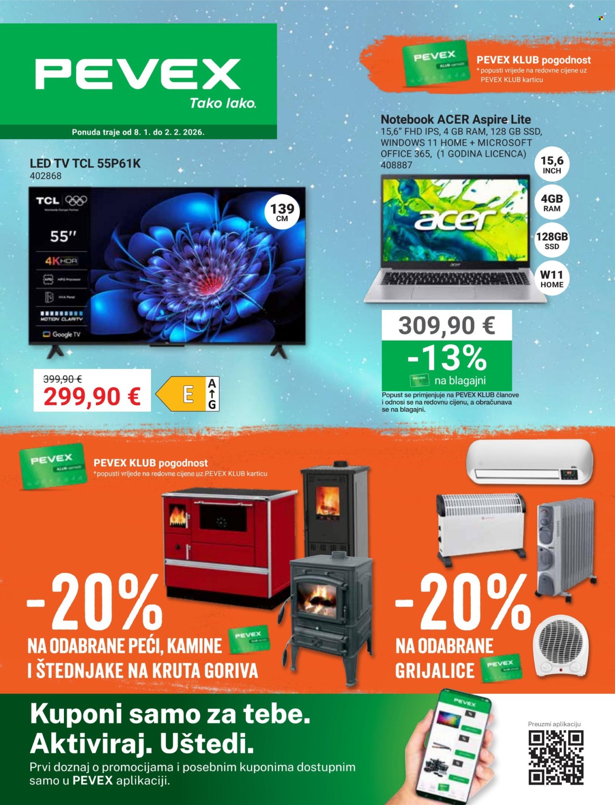 Pevex katalog - 08.01.2026. - 02.02.2026. Stranica 1
