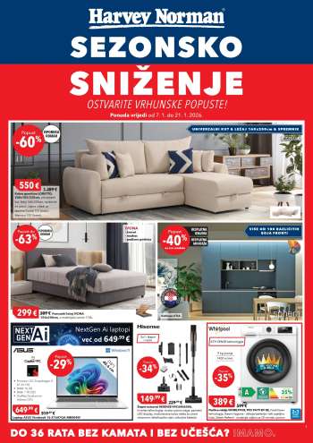 Harvey Norman katalog - 07.01.2026. - 21.01.2026.
