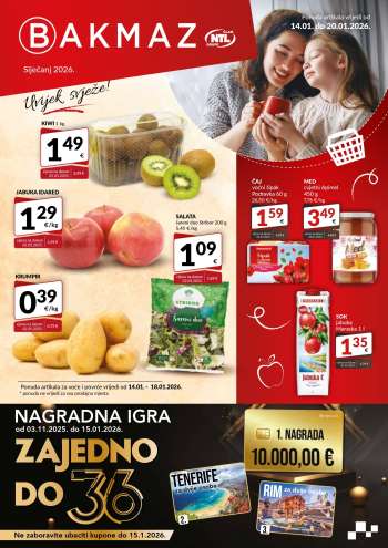 Bakmaz katalog - 14.01.2026. - 20.01.2026.