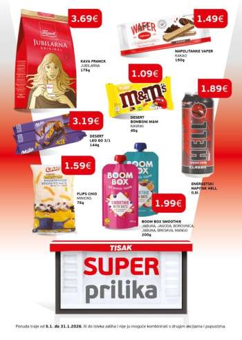 Tisak katalog - 05.01.2026. - 31.01.2026.